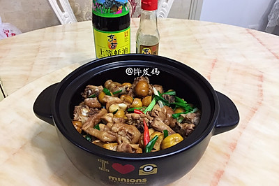 蚝油鸡肉烧栗子