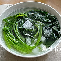 虾皮拌菠菜的做法图解5