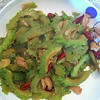 炒苦瓜肉丝的做法图解3