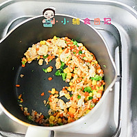 12个月以上辅食 玉米肉末炒蛋饭的做法图解8