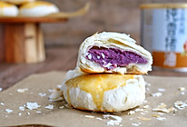 #我为奥运出食力#掉渣渣的紫薯酥饼的做法