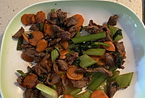 羊肉炒芹菜胡萝卜的做法