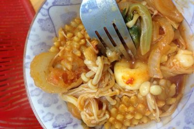 泡菜炒年糕