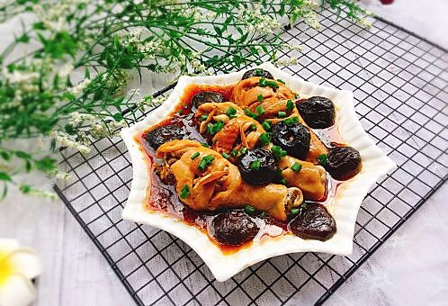 鸡腿蒸香菇的做法