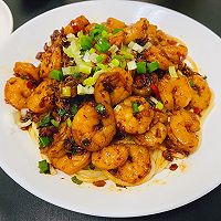 蒜香虾仁意面（加辣版）的做法图解6