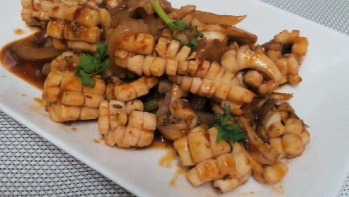 孜然鱿鱼（家常）