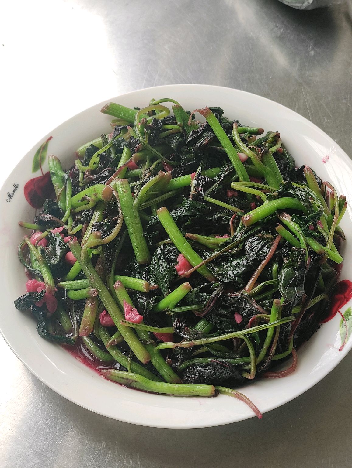 紫油菜苔怎么做_紫油菜苔的做法_我是王梅子_豆果美食
