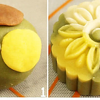 彩色桃山皮月饼的一些操作手法（小胖整理）的做法图解16