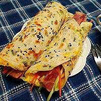 葱香手抓饼#花家味道#的做法图解22