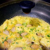 #智利贻贝中式烹法大赏#快手家常菜贻贝煎蛋的做法图解5
