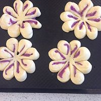 #东菱魔法云面包机#花形紫薯包的做法图解6