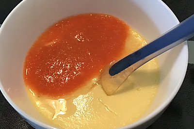 宝宝辅食-番茄生菜胡萝卜泥