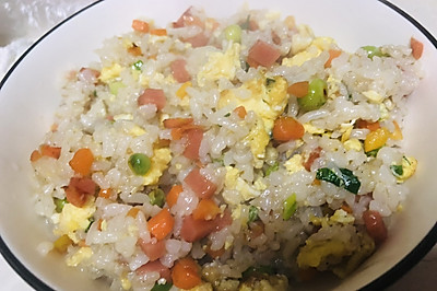 快手时蔬炒饭