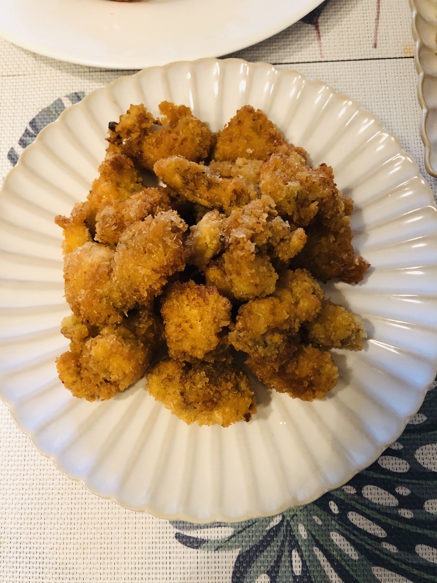 Fried chicken and rice