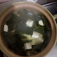 虾米豆腐海带汤的做法图解5