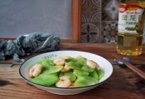#金龙鱼橄榄油调和油520美食菜谱#莴笋炒虾仁的做法