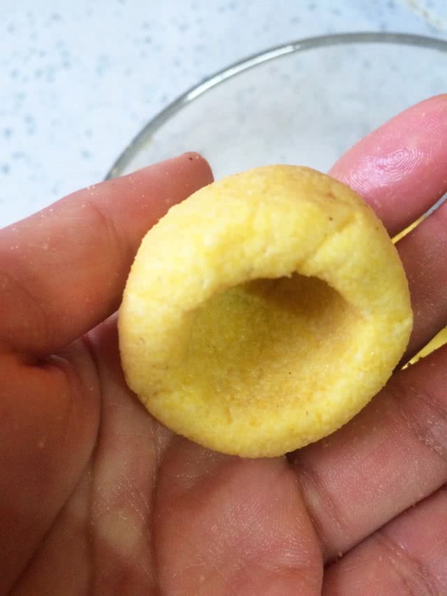 豆渣玉米小窝头的做法图解4