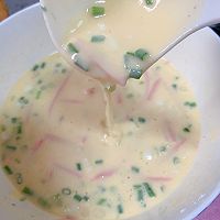 #肉食者联盟#火腿鸡蛋软饼【十分钟早餐】的做法图解6