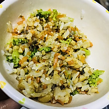 西兰花香菇胡萝卜鳕鱼饭➕红米苋汤
