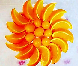 太阳花水果拼盘的做法