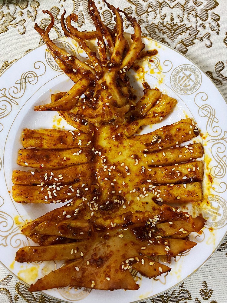 铁板鱿鱼的做法