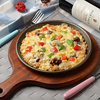 红酒牛肉铁盘焗饭的做法图解8