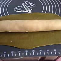 西瓜饼干（抹茶+紫薯）的做法图解6