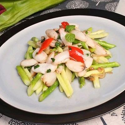 春|香草蟹钳芦笋