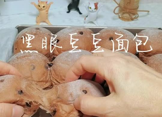 黑眼豆豆小面包