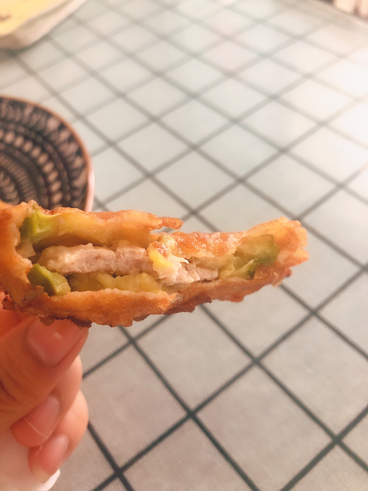 茄盒子的做法