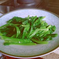 清热解毒试试它！蒜蓉油麦的做法图解4