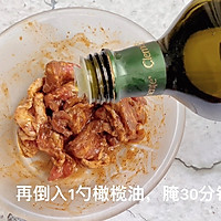 #烤究美味 灵魂就酱#芝士牛肉三明治的做法图解3