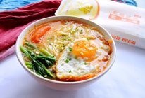 老成都华兴街煎蛋面#福临门暖冬宴幸福面#的做法