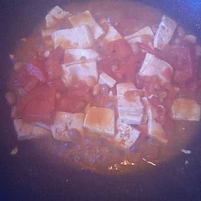 西红柿豆腐烩