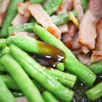 #肉食者联盟#培根炒四季豆。的做法图解13