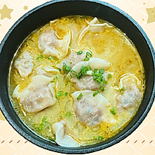 酸汤虾仁水饺