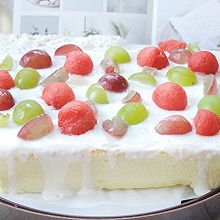 #奇妙烘焙屋#水果酸奶蛋糕