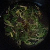 青菜猪肝汤的做法图解5