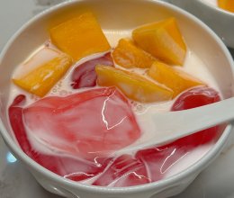 椰汁火龙果冻的做法