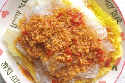 十分钟就可以搞定的蒜蓉粉丝娃娃菜