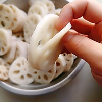 油炸藕夹的做法图解1
