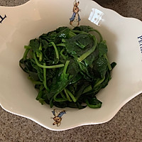 蒜油菠菜的做法图解3