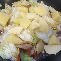 #鸡汁入家宴 感恩正当“食”#西红柿圆白菜炖土豆的做法图解14