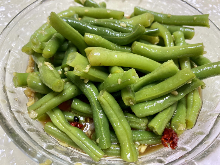 夏季快手菜姜汁豆角的做法