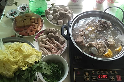 骨头火锅(家庭简易版)