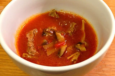 番茄笋干牛肉汤