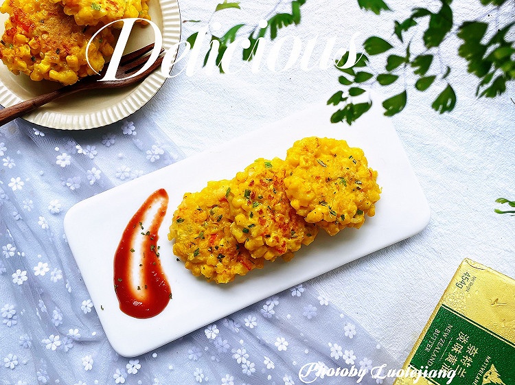 芝士鲜虾玉米饼的做法