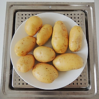 秋葵土豆泥的做法图解2