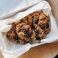 『颓废＆丰盛』蓝莓燕麦饼干| 布朗尼蛋糕口感的做法图解11