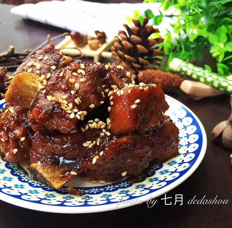 糖醋排骨+的做法